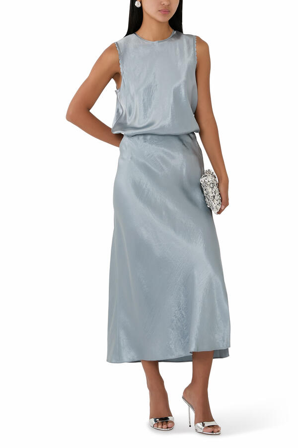 Side Slit Slip Skirt