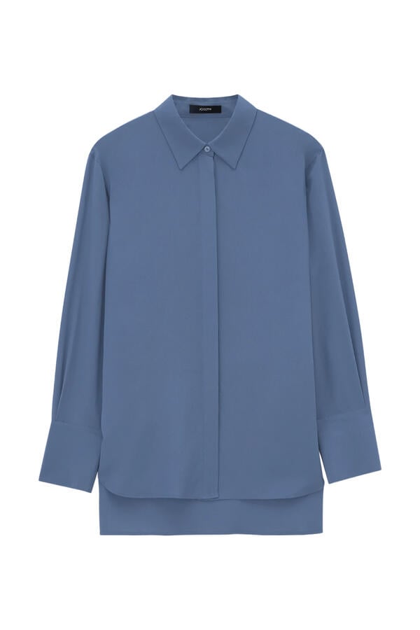 Bold Crepe de Soie Silk Blouse