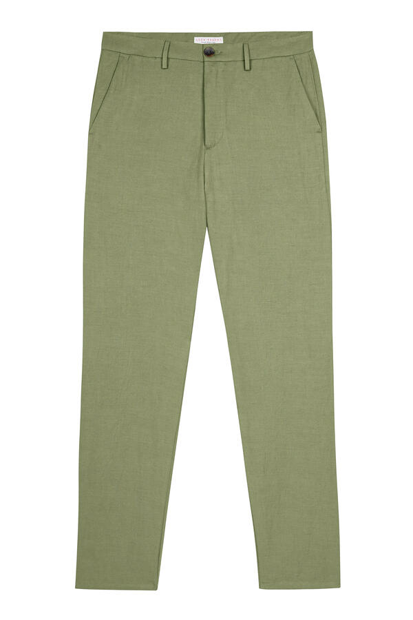 Linen-Cotton Trousers