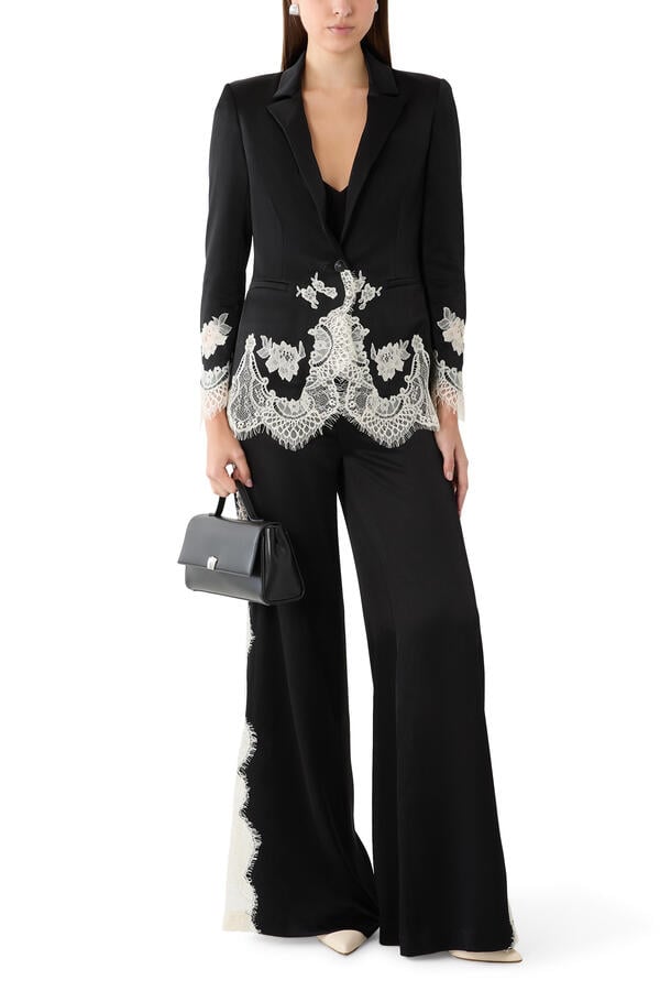 Breann Lace Fitted Blazer