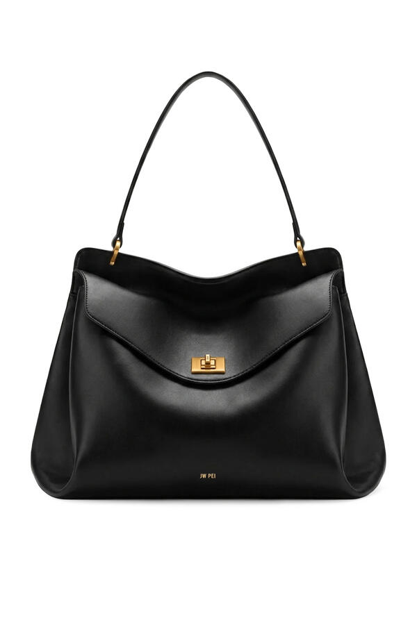Lucia Turn-Lock Shoulder Bag