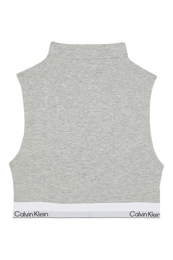 Lightly Lined Mockneck Bralette – Icon Cotton Modal 