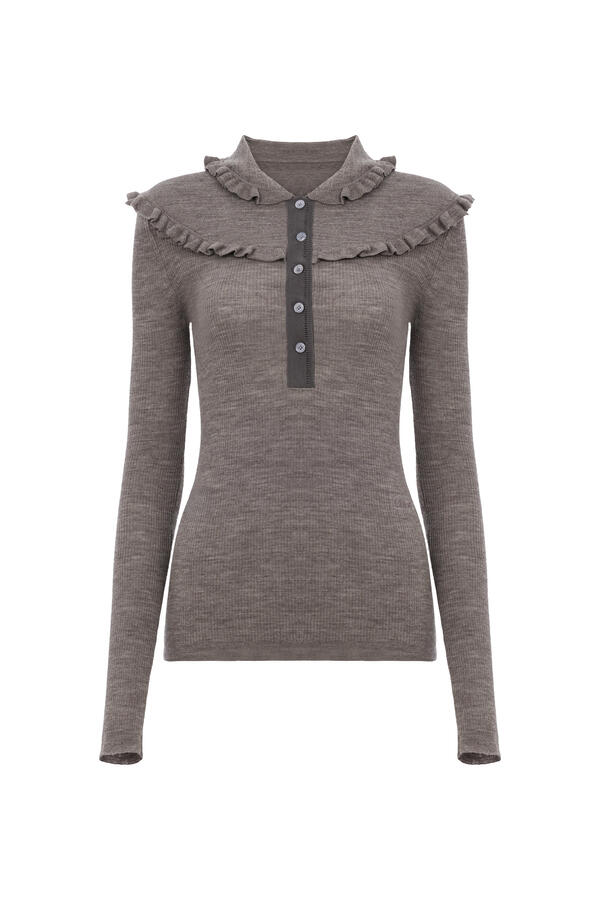 Fitted Henley Shirt