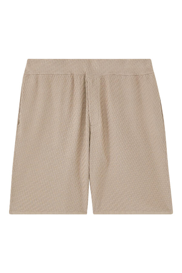 Knit Elastic Waistband Shorts