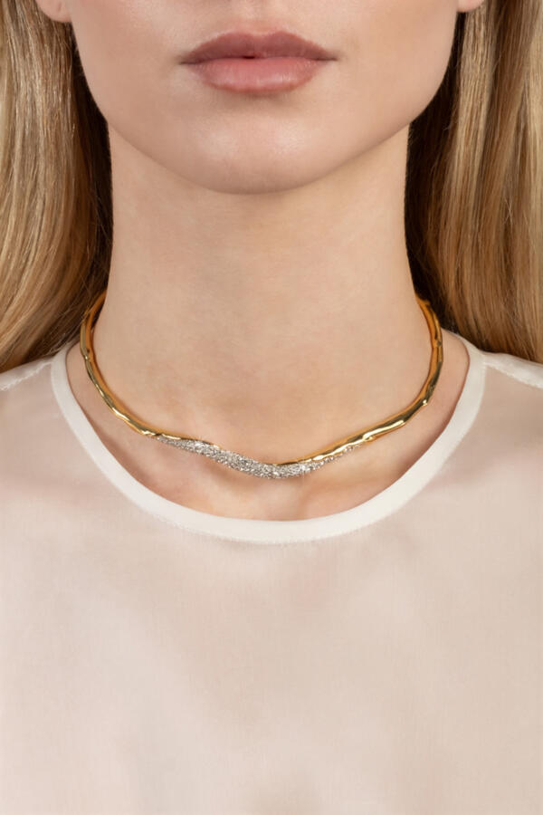Solanales Crystal Skinny Collar