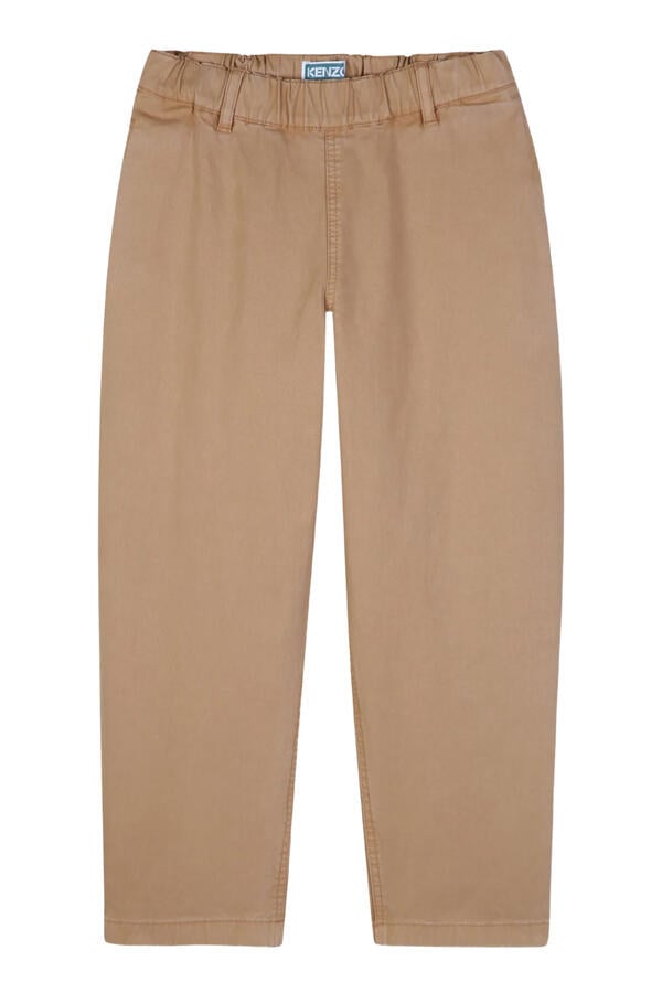 Kids Logo-Embroidered Elasticated Trousers