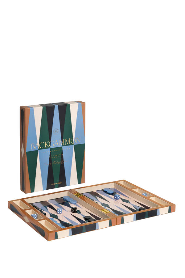 Lacquered Backgammon