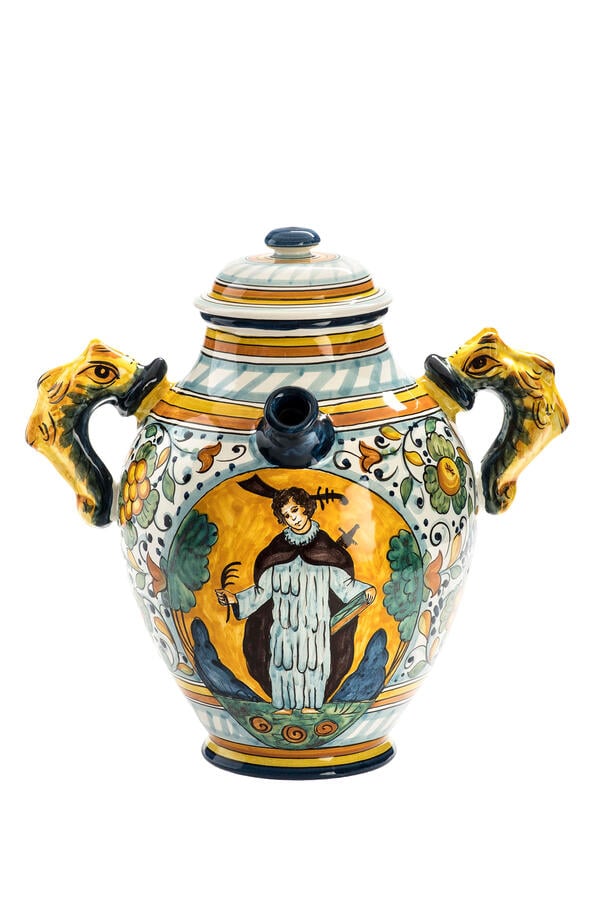 St Peter the Martyr Ceramic Pharmacy Jar 