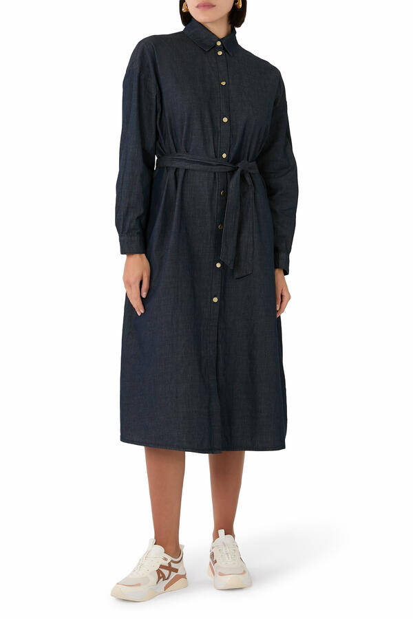 Button-Up Midi Dress