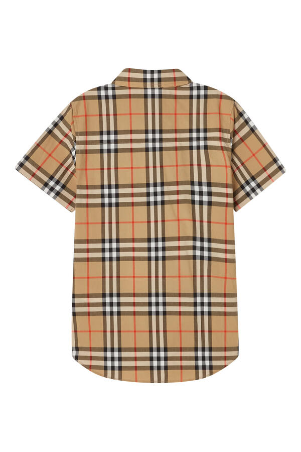 Kids Check Cotton Shirt