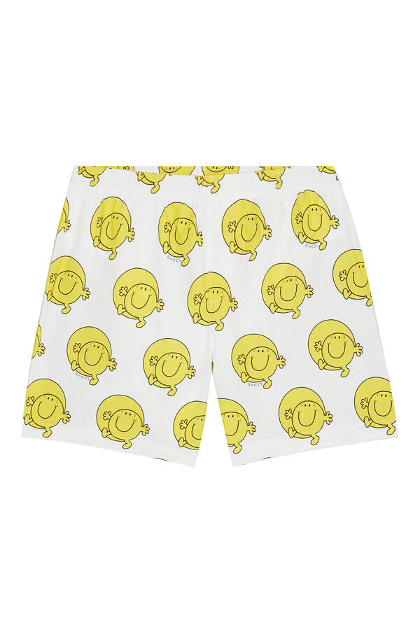 Kids Printed Nylon Swim Shorts