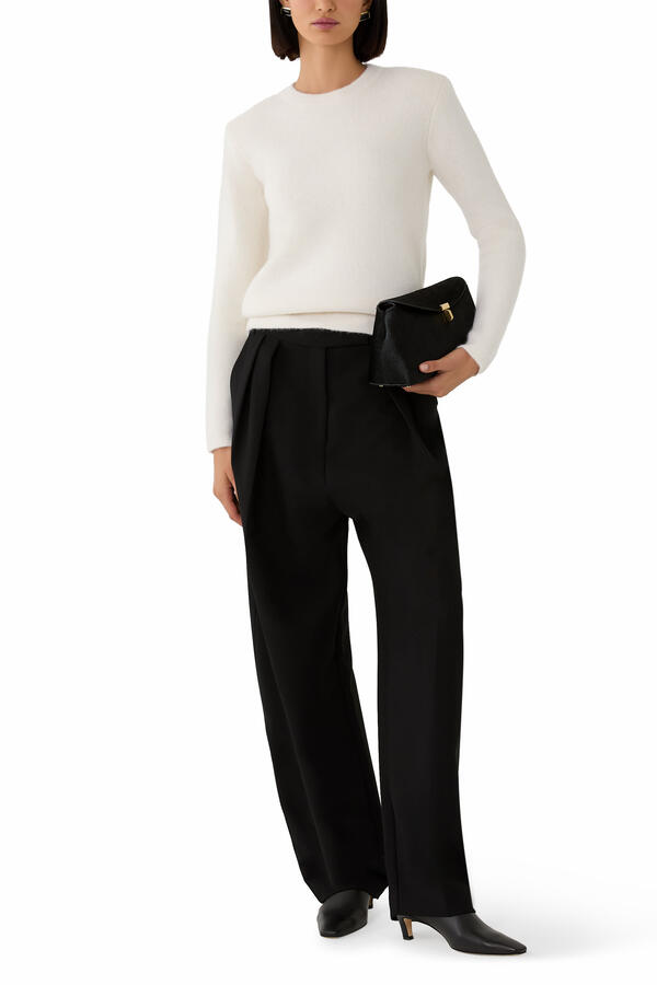 Structured Crew Knit