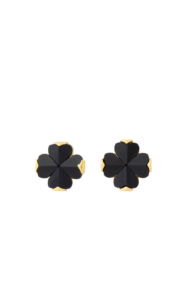 Spade Flower Studs 