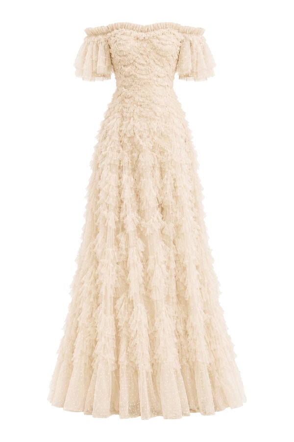 Thalia Off-Shoulder Gown