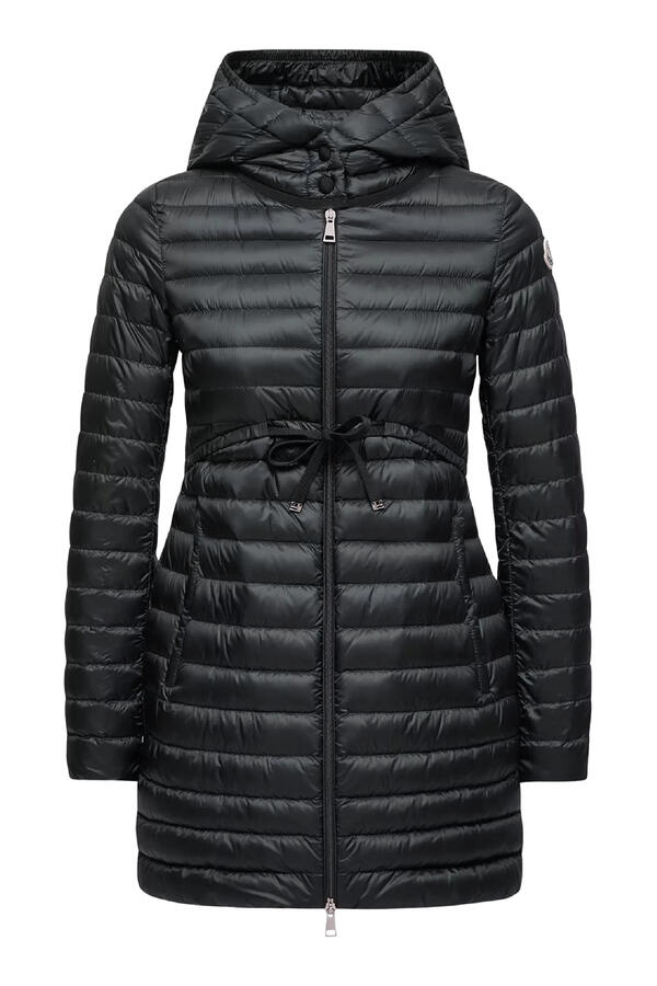 Barbel Hooded Fit & Flare Long Down Jacket