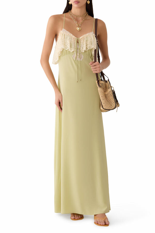 Thin-Strap Long Dress