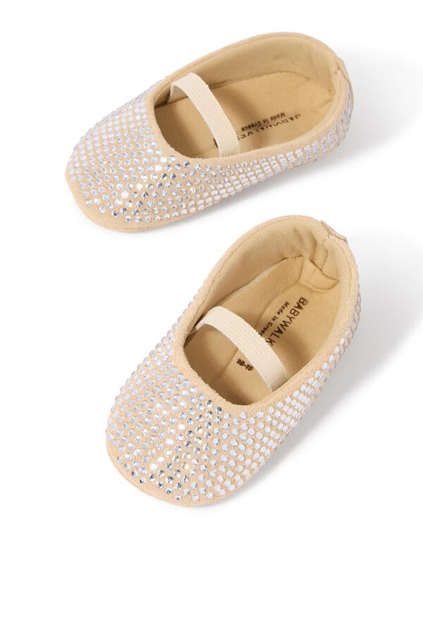 Kids Crystal-Embellished Ballerinas