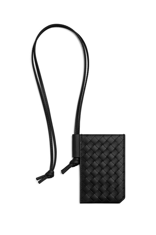 Intrecciato Piccolo Badge Holder