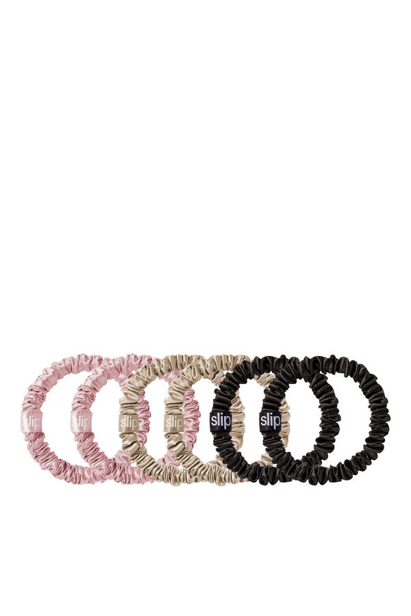 Skinny Scrunchie Set, Pack of 6