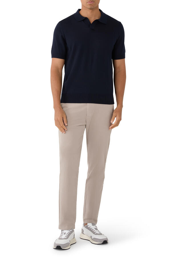 H-Lantoni Johnny Collar Knit Polo