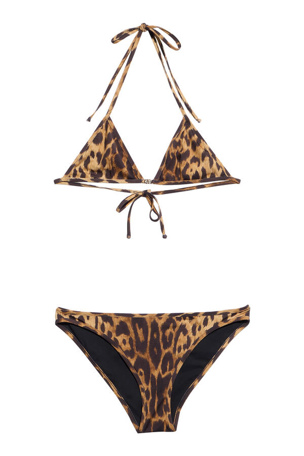 Leopard Print Bikini Set