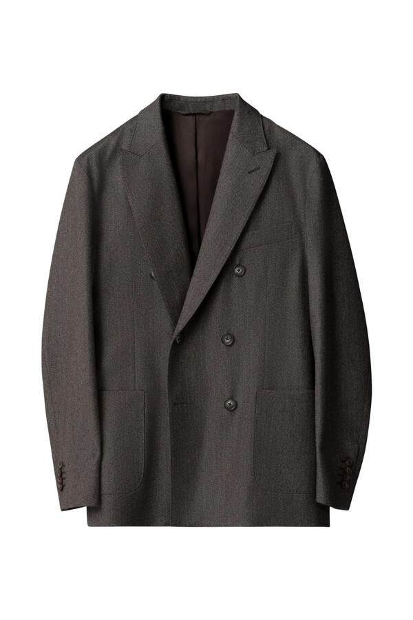Double-Breasted Soft Jacket