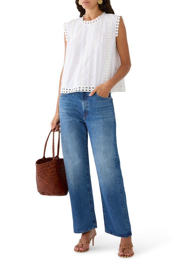 Dodger Button Flood Jeans
