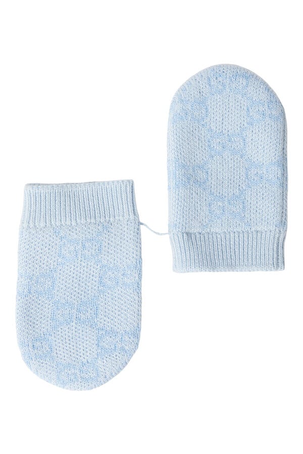 Kids GG Tonal Rib-Trim Mittens