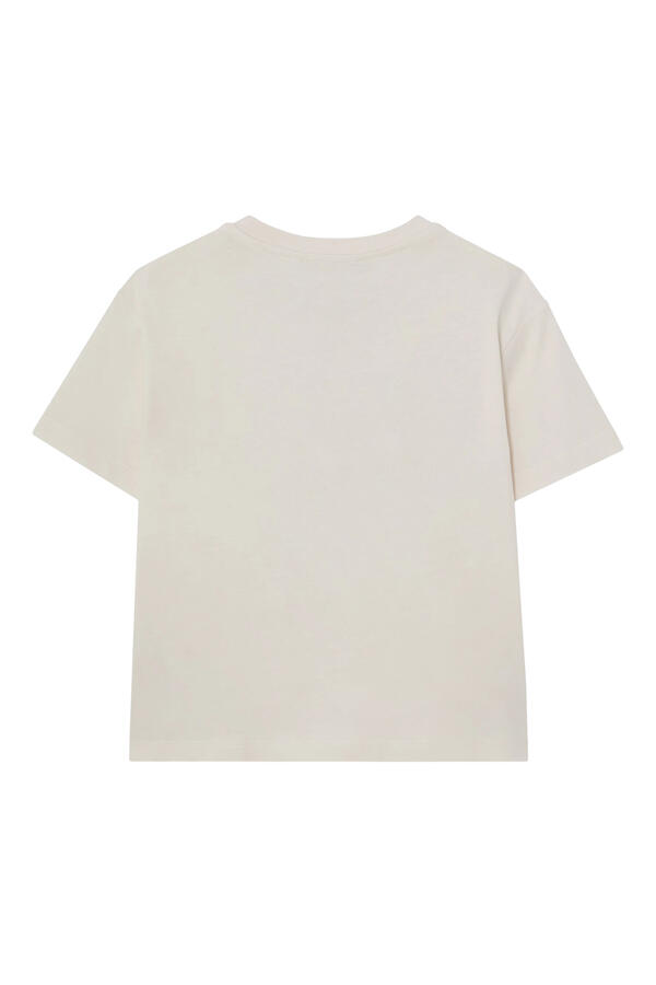 Kids EA Text Front-Detail T-Shirt