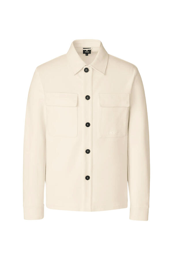 PORTER-K Brushed Knit Shirt Jacket