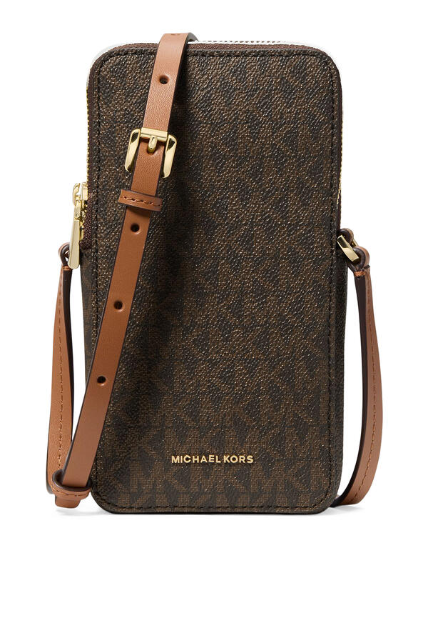 Jet Set Small Signature Logo Smartphone Crossbody Bag 