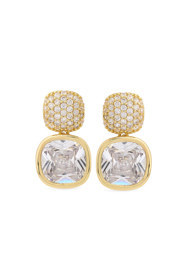 Pave Top Earrings
