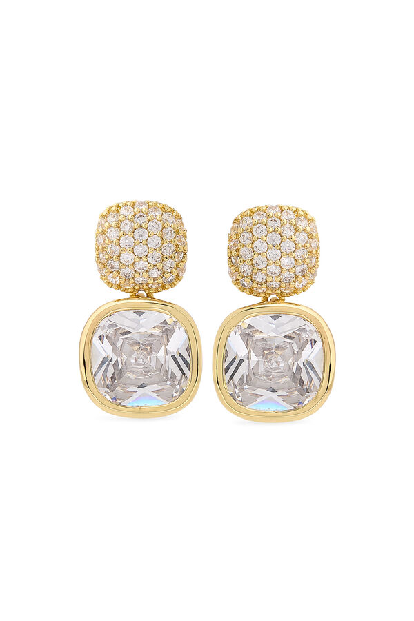 Pave Top Earrings