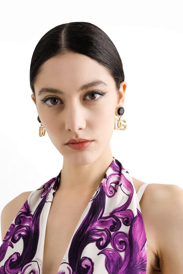 Logo Clip Earrings