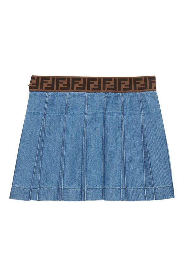Kids Denim Mini Skirt 