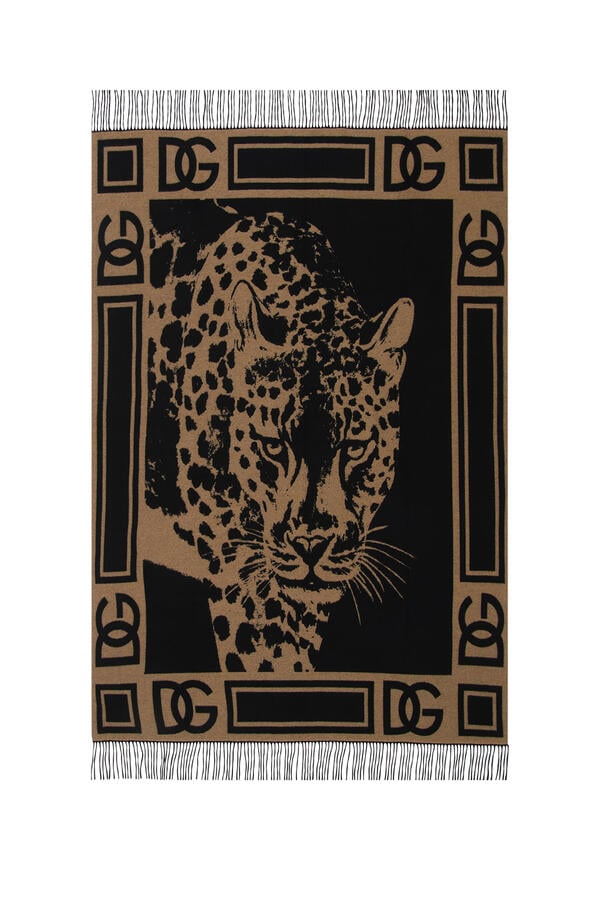 Leopardo Cashmere Jacquard Blanket