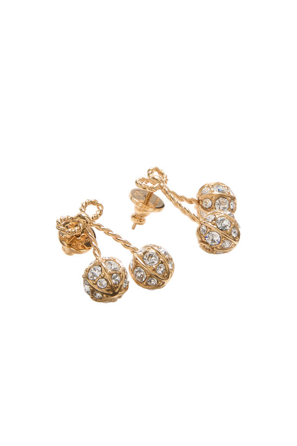 Cherryfic Metal and Swarovski® Crystal Earrings
