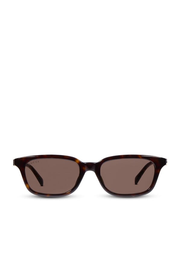 Rectangular-Frame Sunglasses