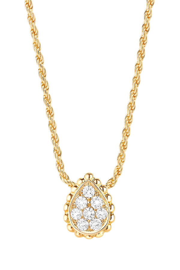 Serpent Bohème Pendant, XS Motif, 18K Yellow Gold & Diamonds