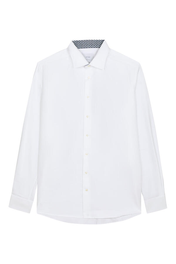 Textured Twill Effect Shirt