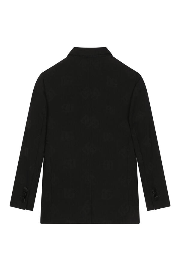 Kids Logo Jacquard Blazer