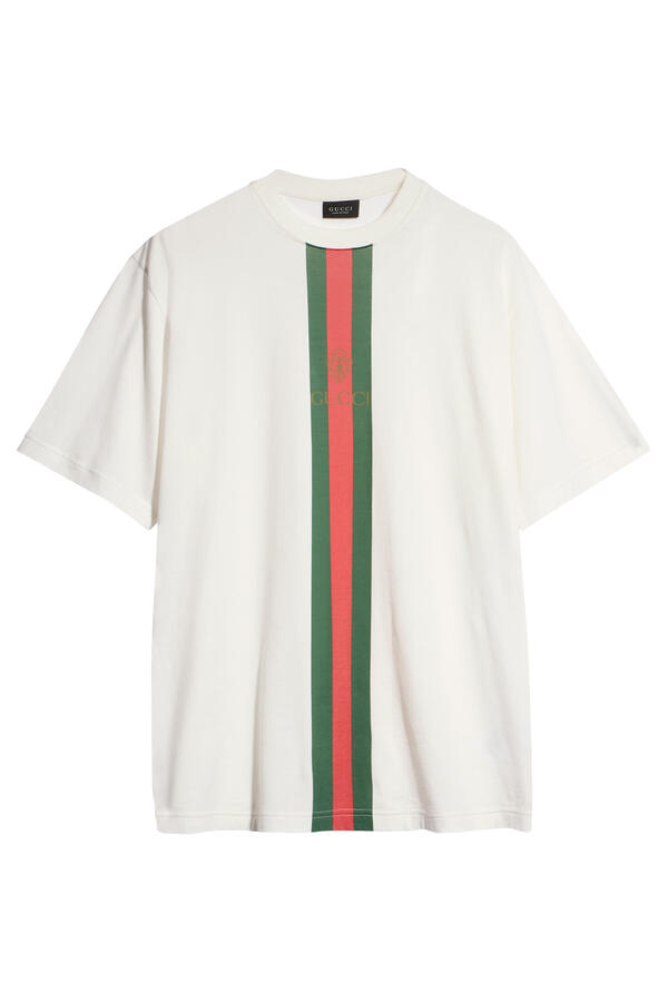Cotton Jersey T-Shirt with Print