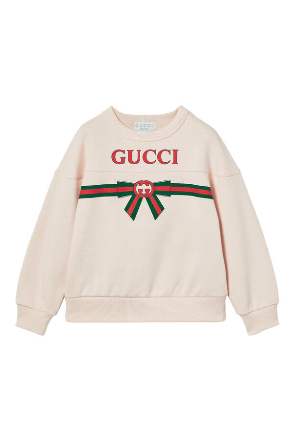 Kids Printed Cotton Sweatshirt