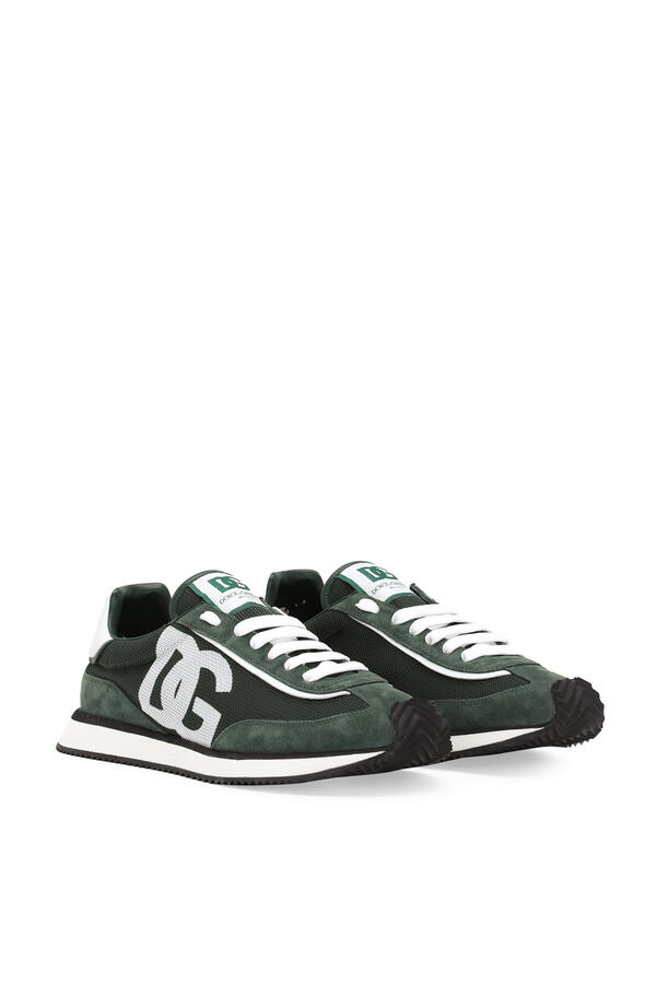 Mixed-Material DG Cushion Sneakers
