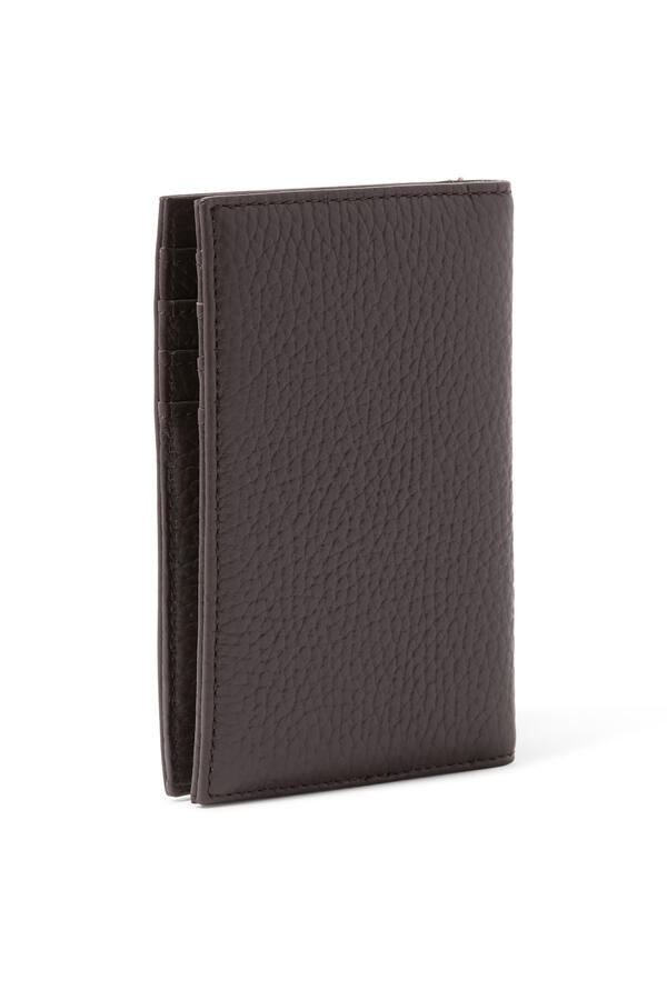 EA Bi-Fold Wallet in Tumbled Leather
