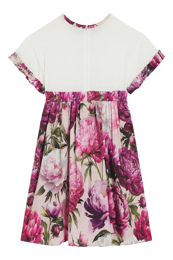 Kids Peony-Print Interlock Headband 