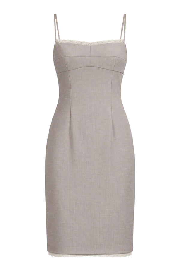 Wool Silk Dress 