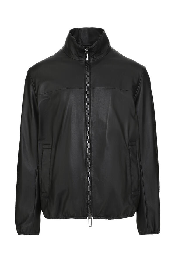 Zipped Leather Jacket