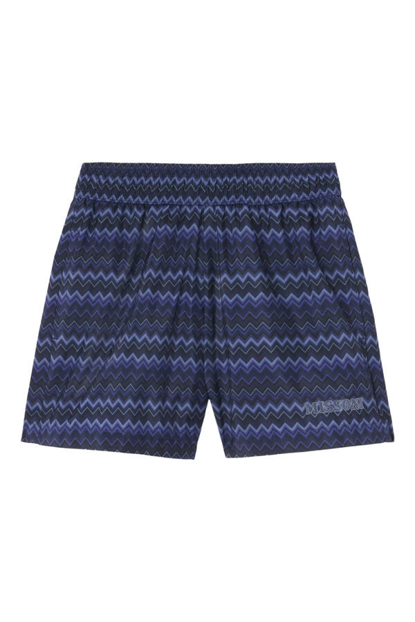 Kids Chevron Nylon Swimshorts