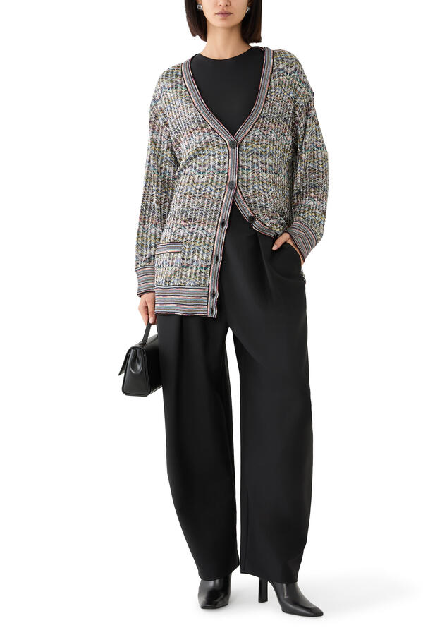 Caperdoni Long Sleeves Maxi Cardigan
